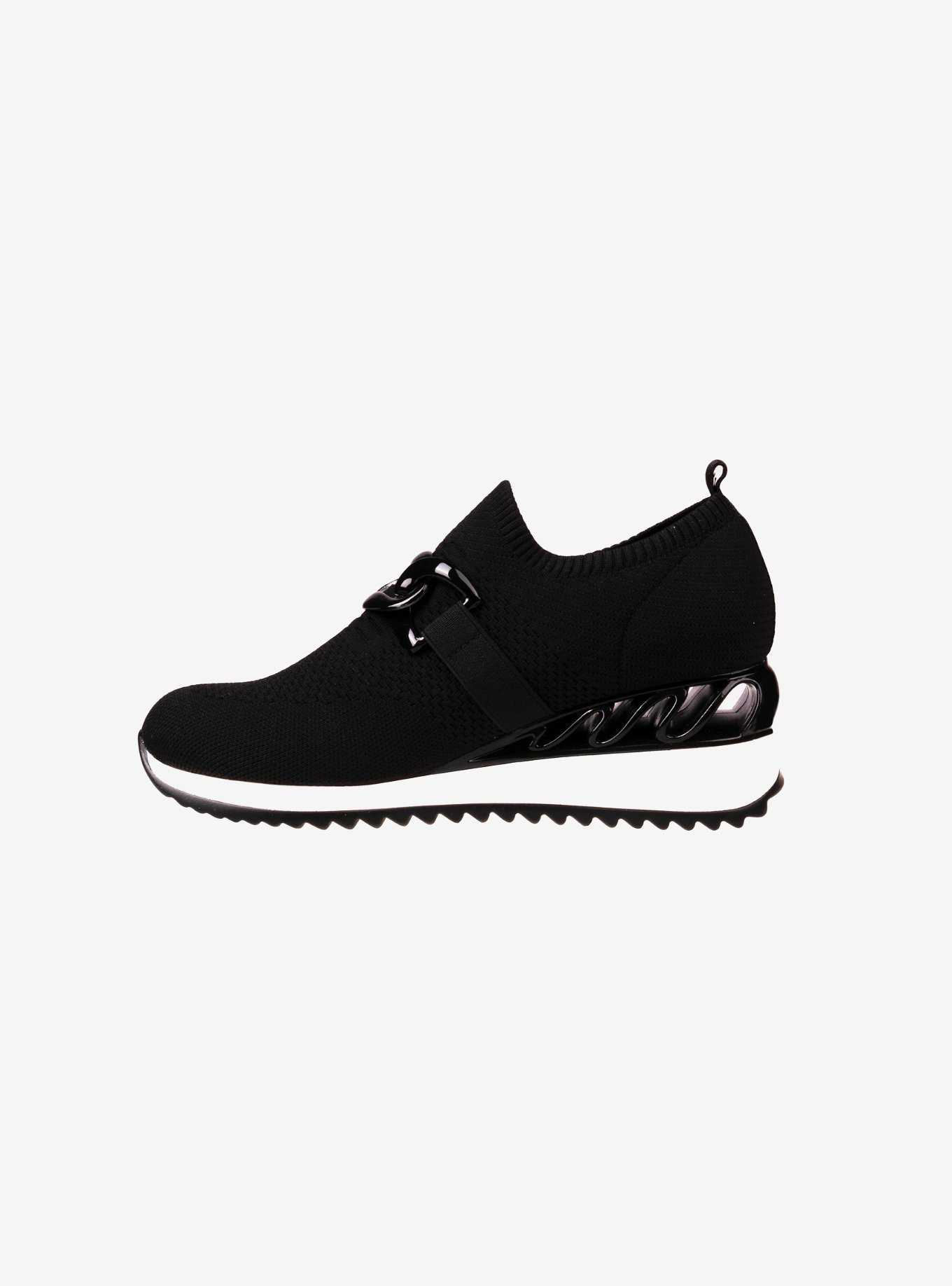 Boston Wedge Sneaker Black, , hi-res