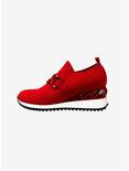 Boston Wedge Sneaker Red, RED, alternate