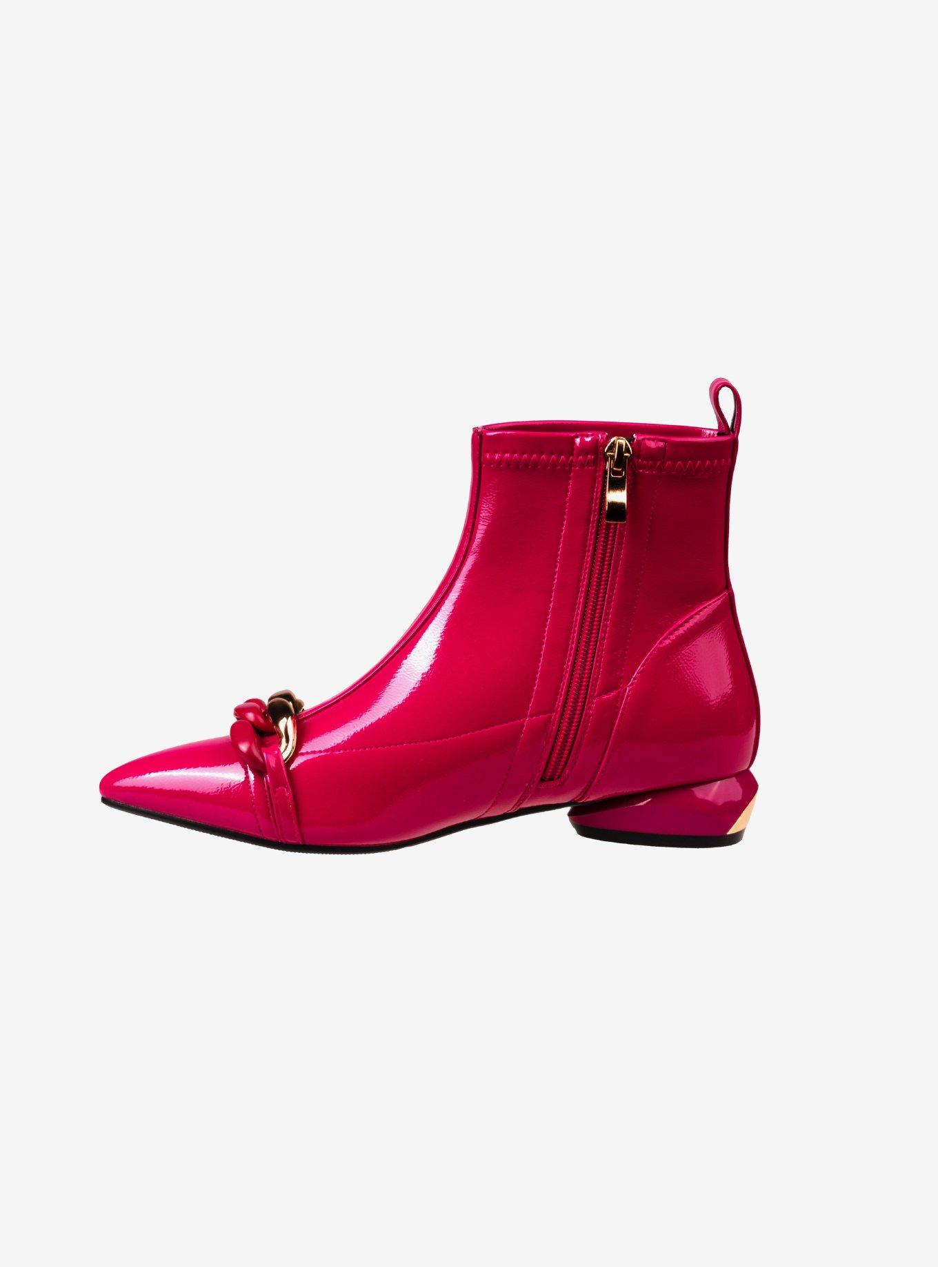 Milan Ankle Bootie Fuchsia, , hi-res