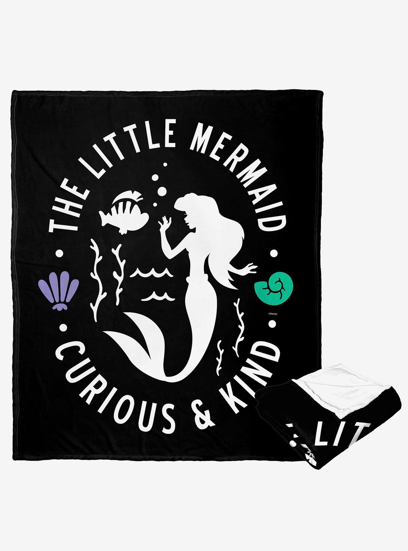 Disney The Little Mermaid Classic Curious And Kind Silk Touch Throw Blanket, , hi-res