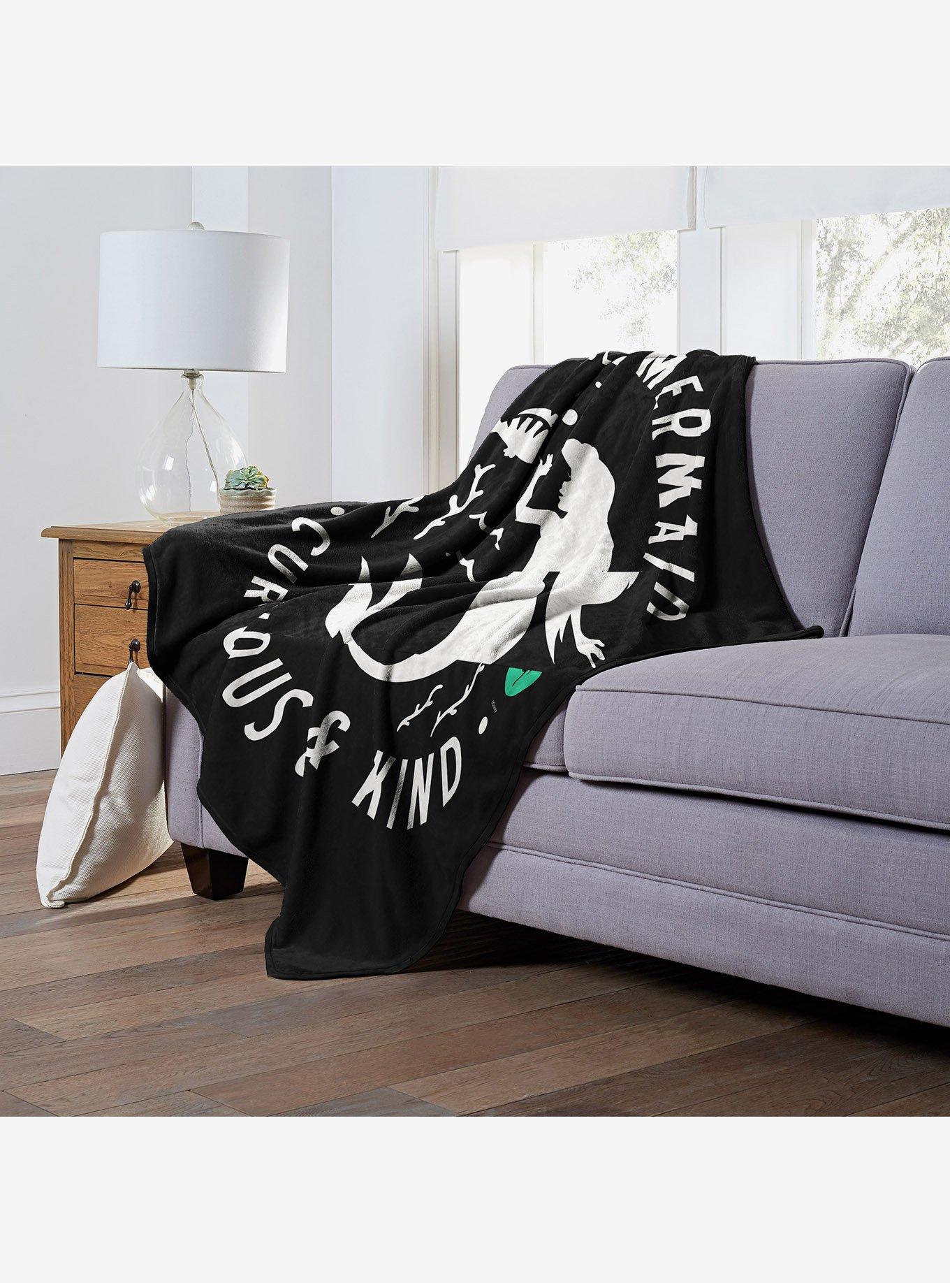 Disney The Little Mermaid Classic Curious And Kind Silk Touch Throw Blanket, , alternate