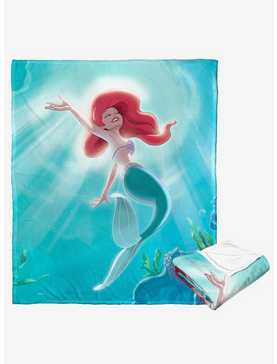 Disney The Little Mermaid Classic Underwater Rays Silk Touch Throw Blanket, , hi-res