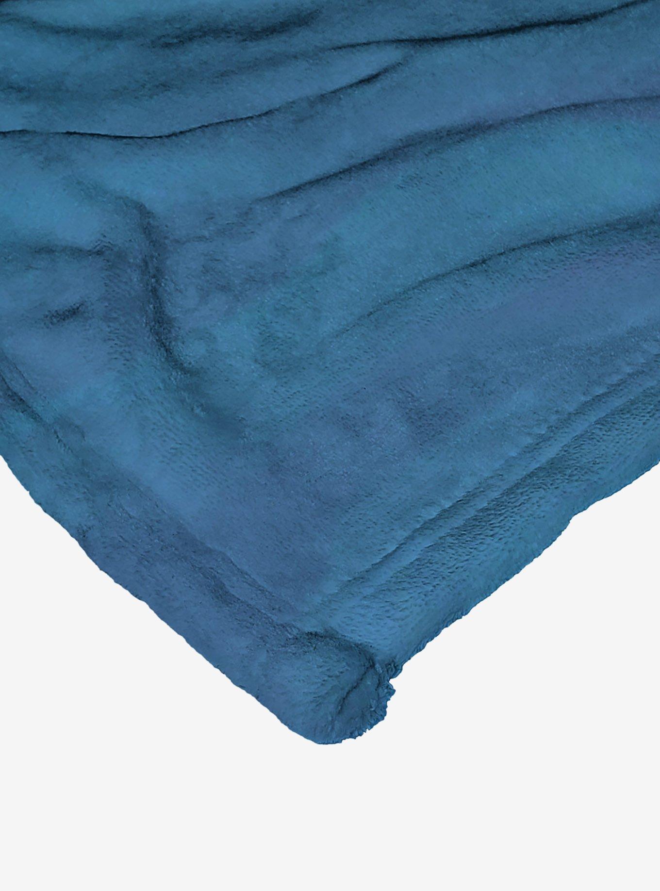 Disney The Little Mermaid Classic Underwater Rays Silk Touch Throw Blanket, , alternate