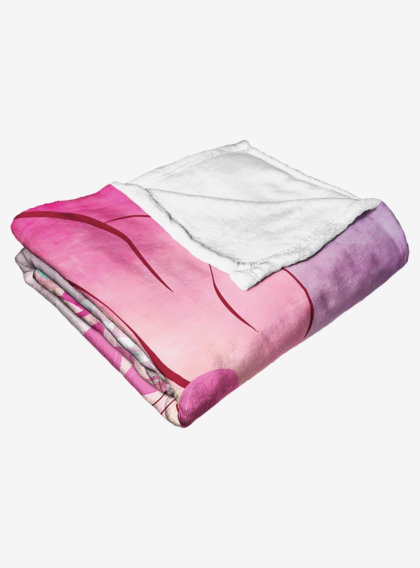 Disney The Little Mermaid Classic Watercolor Princess Silk Touch Throw Blanket, , alternate