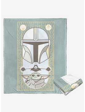 Star Wars The Mandalorian Art Deco Silk Touch Throw, , hi-res