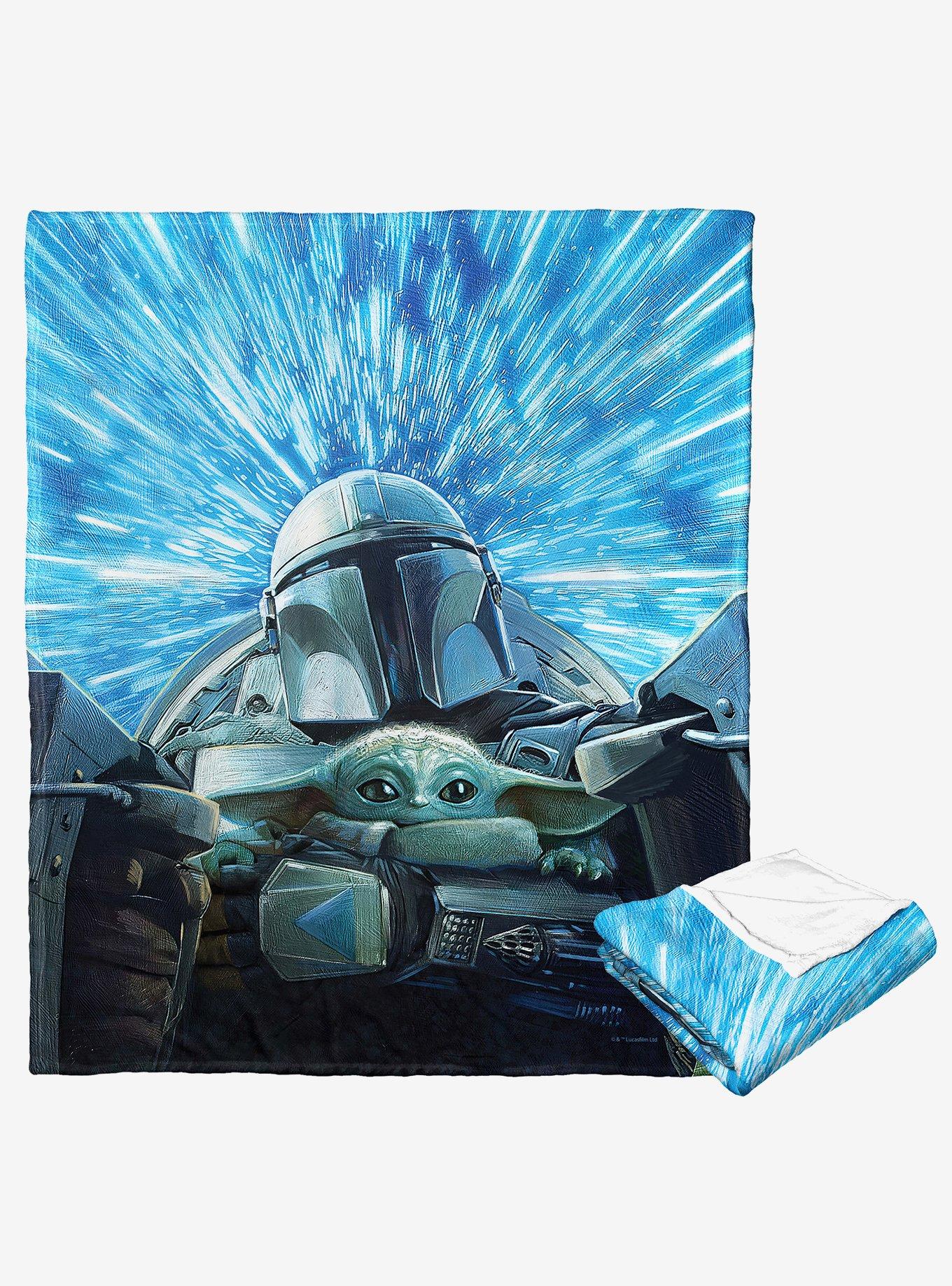 Star Wars The Mandalorian Hyperspeed Silk Touch Throw, , alternate
