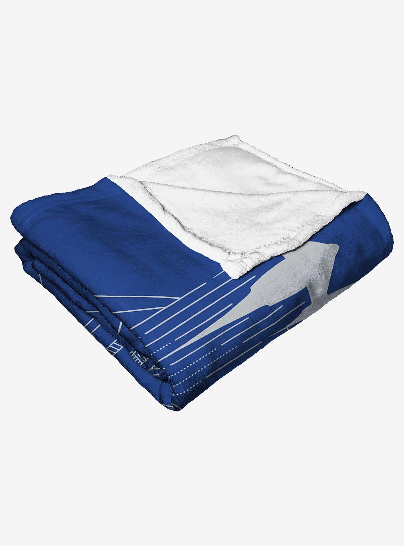 Star Wars The Mandalorian Silver Mando Silk Touch Throw, , alternate