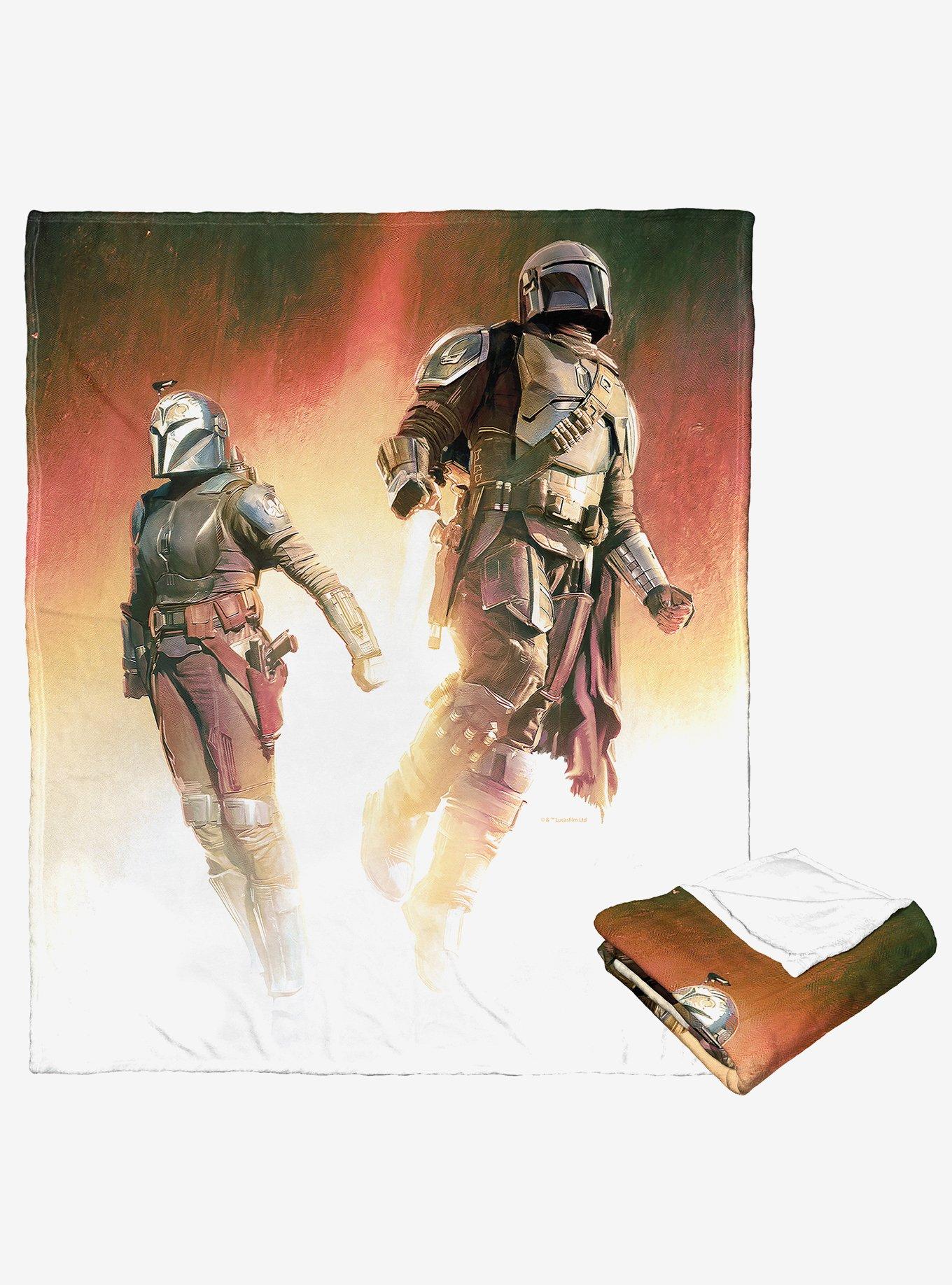 Star Wars The Mandalorian Take Flight Silk Touch Throw, , alternate