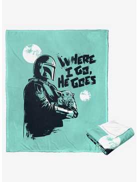 Star Wars The Mandalorian We Go Together Silk Touch Throw, , hi-res