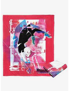 Marvel Spider-Man Across The Spiderverse Gwen Swing Silk Touch Throw Blanket, , hi-res