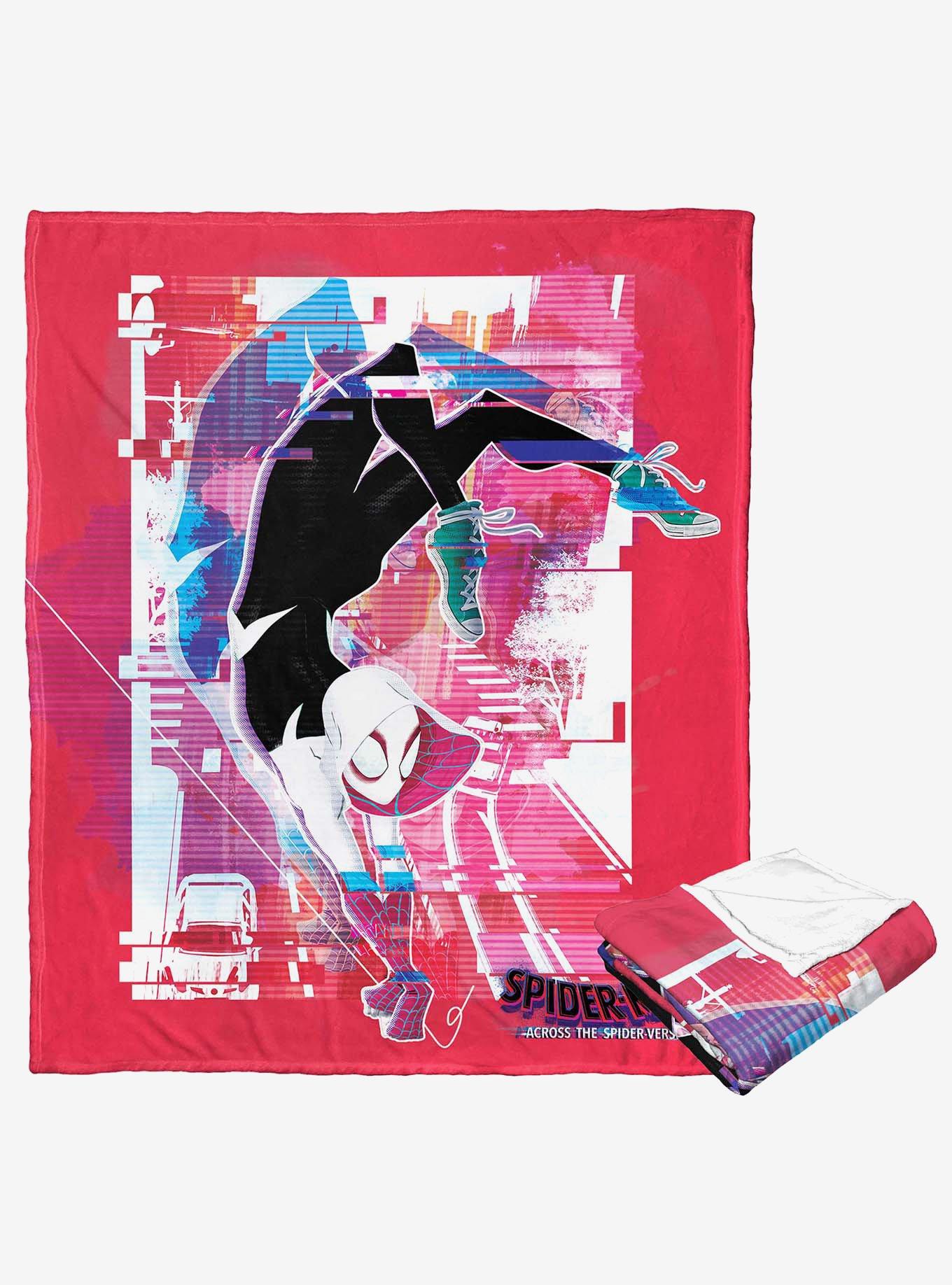 Marvel Spider-Man Across The Spiderverse Gwen Swing Silk Touch Throw Blanket, , hi-res