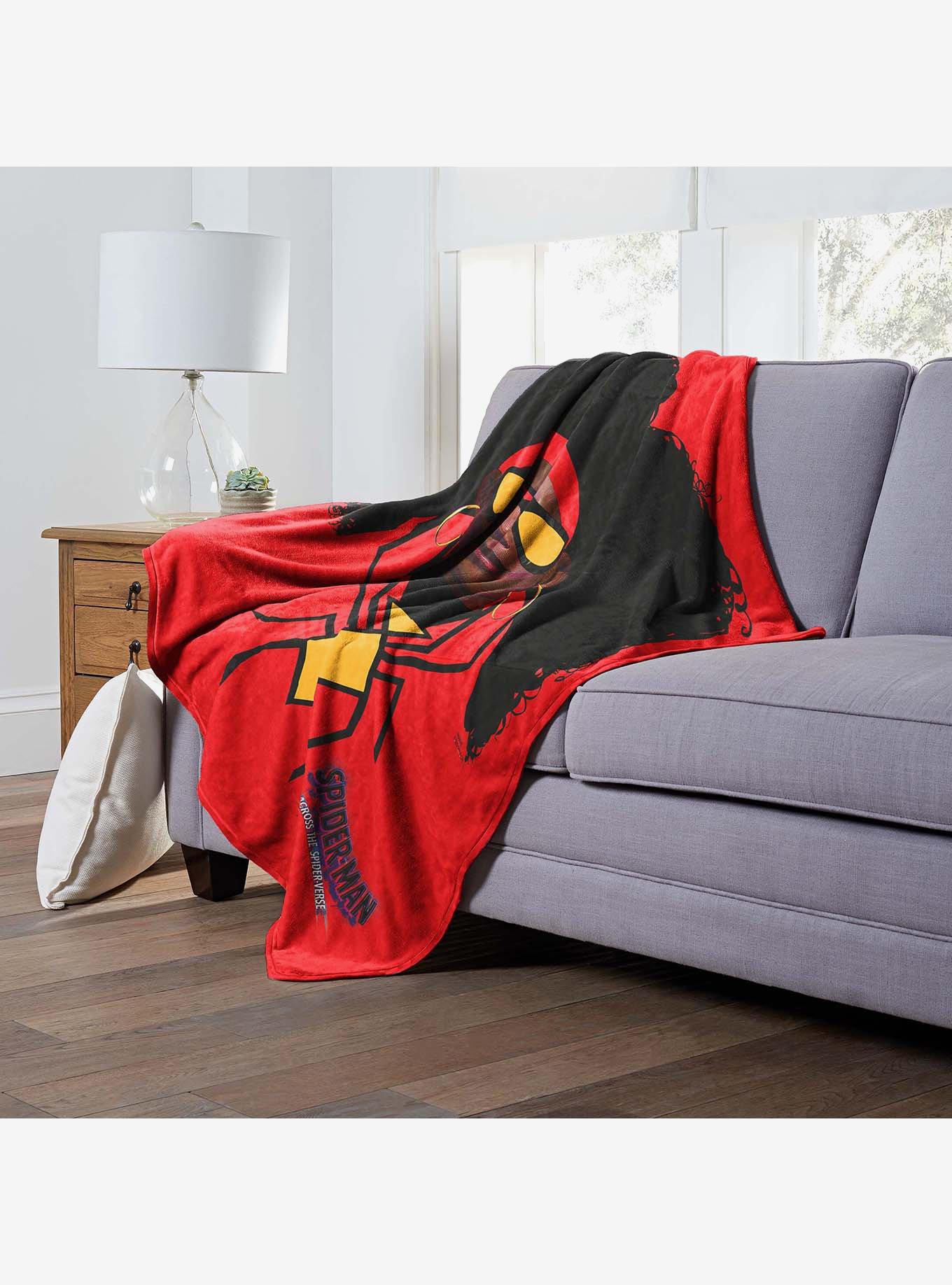 Marvel Spider-Man Across The Spiderverse Jessica Drew Silk Touch Throw Blanket, , alternate