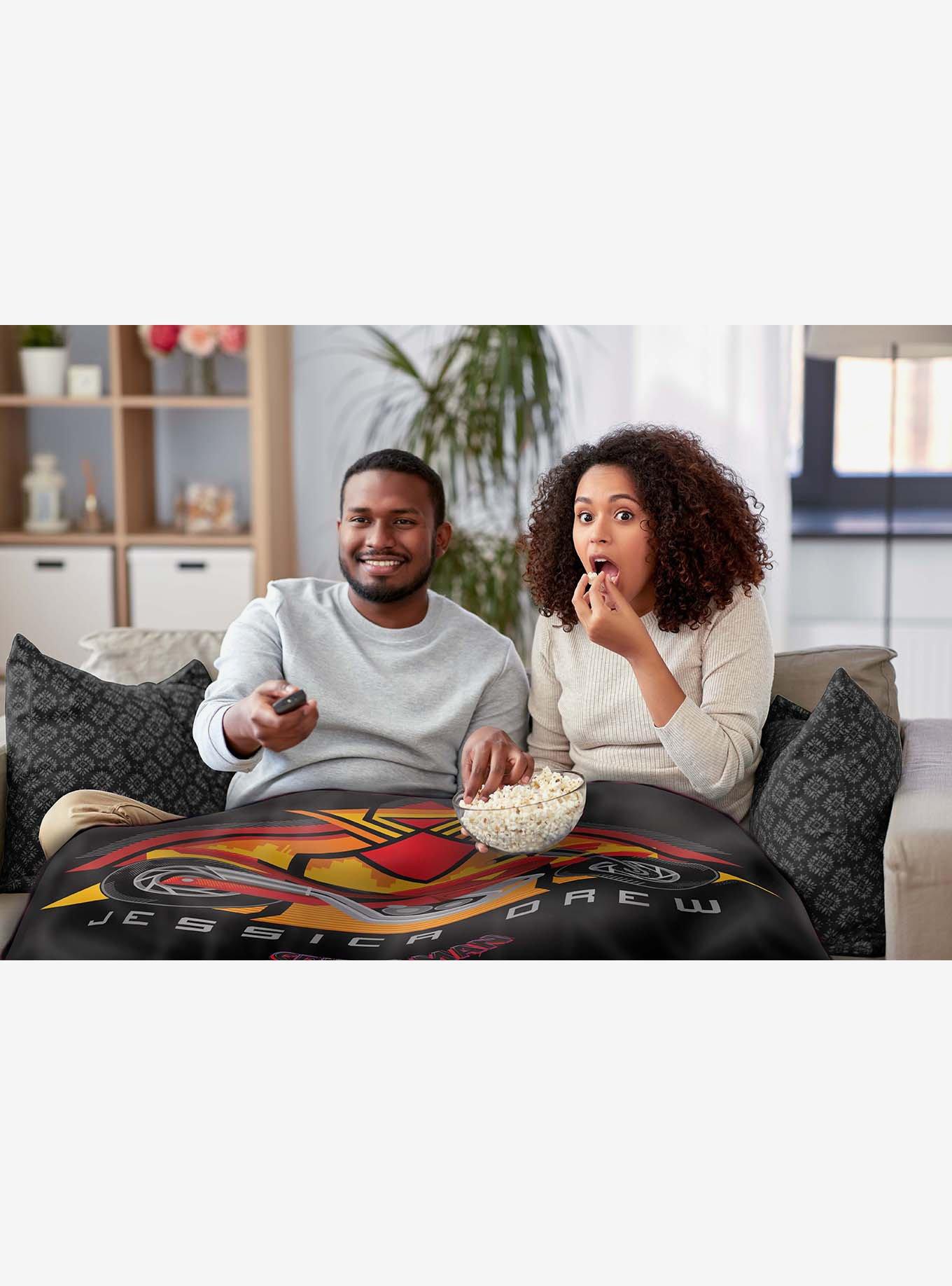 Marvel Spider-Man Across The Spiderverse Jessica Drew's Bike Silk Touch Throw Blanket, , alternate