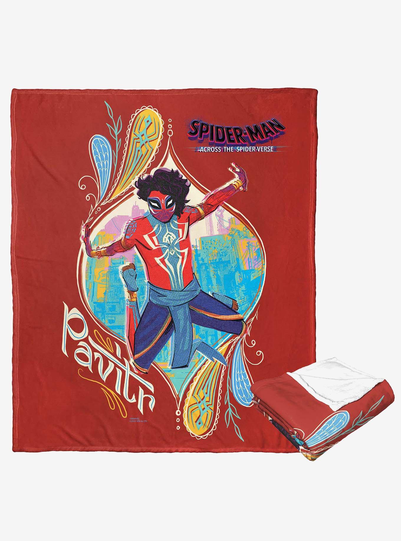 Marvel Spider-Man Across The Spiderverse Pavitr Silk Touch Throw Blanket, , hi-res