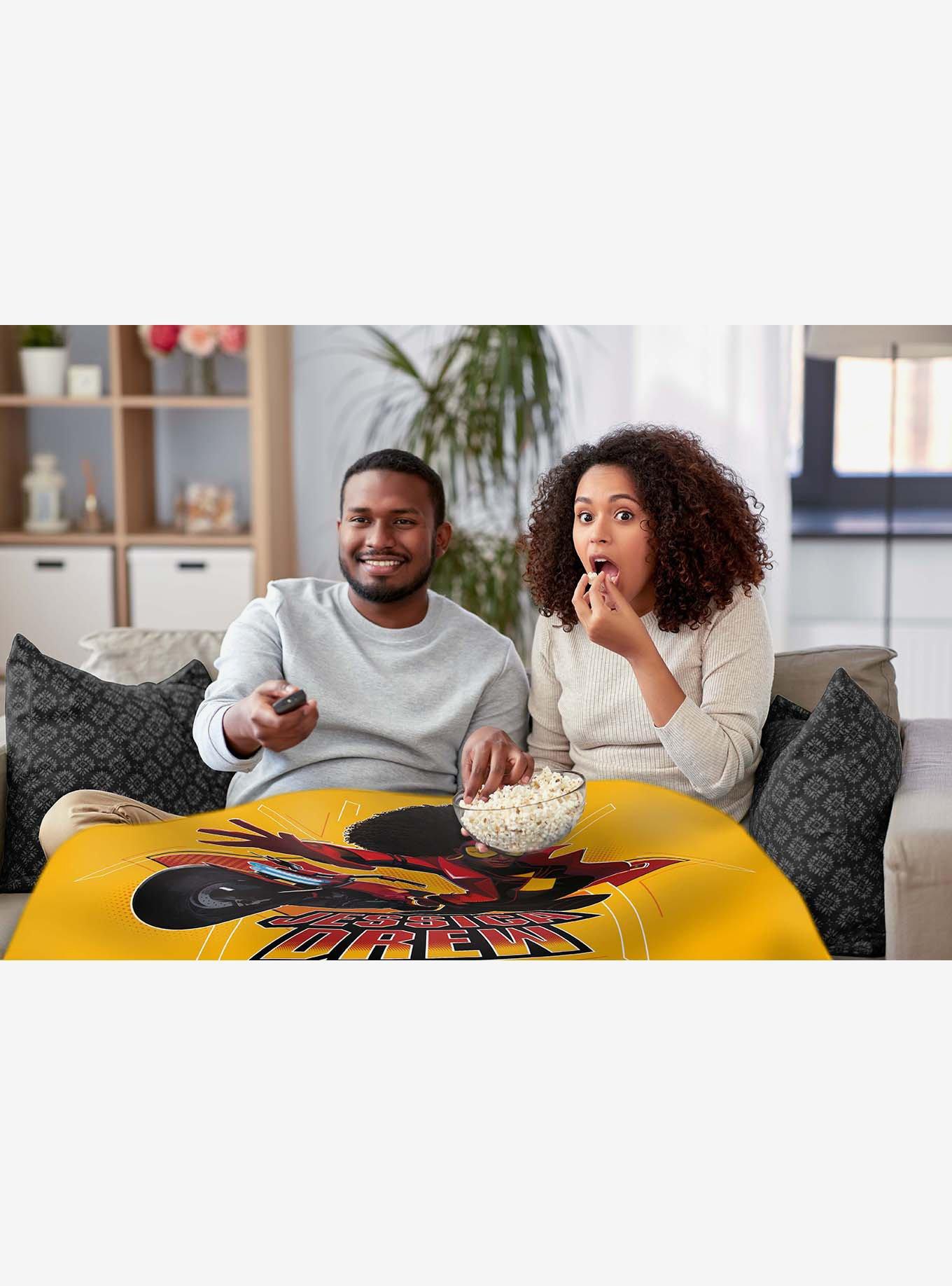 Marvel Spider-Man Across The Spiderverse Spiderwoman Drew Silk Touch Throw Blanket, , alternate