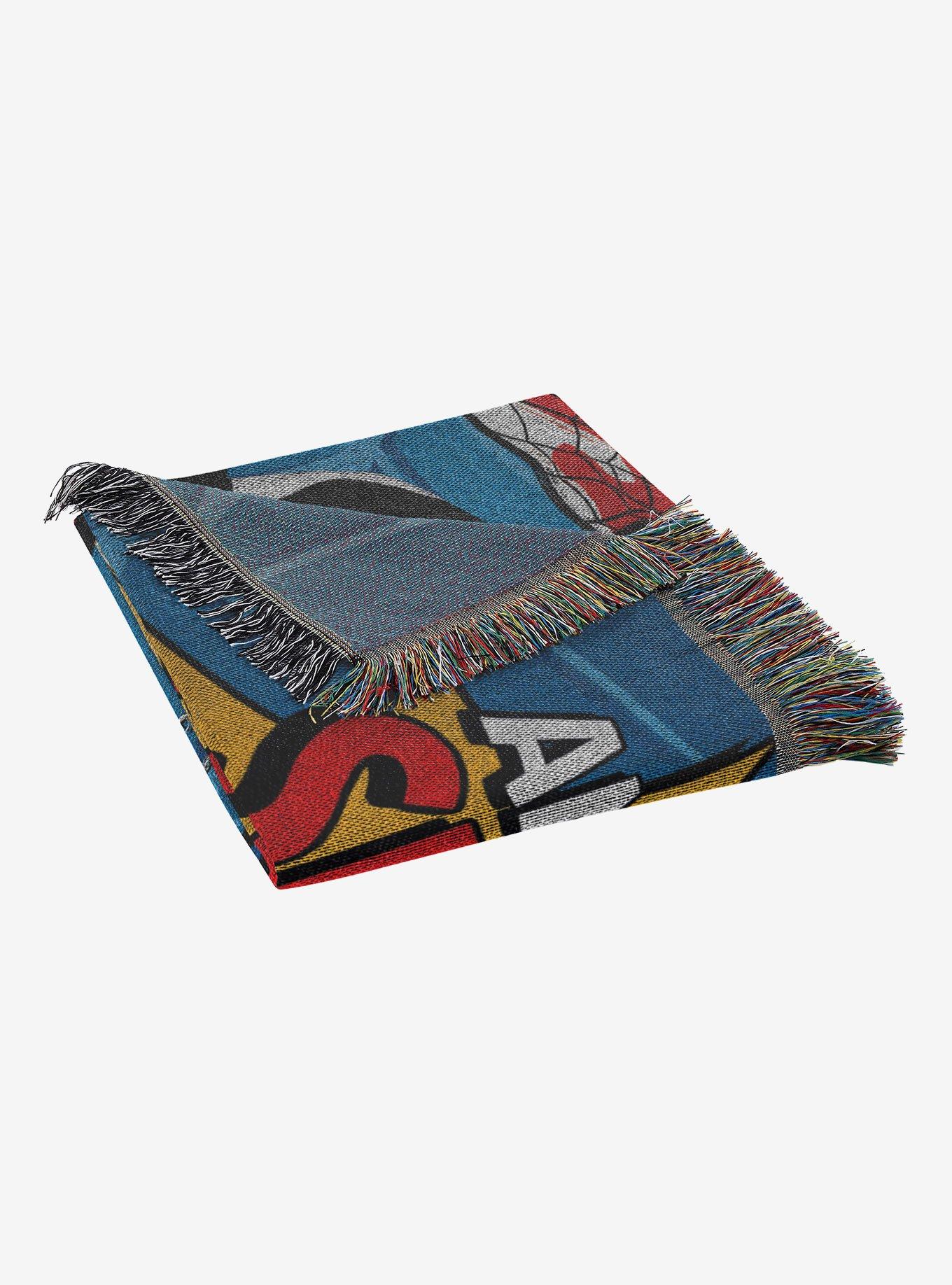Marvel Spider-Man Flying Webs  Tapestry Throw, , alternate