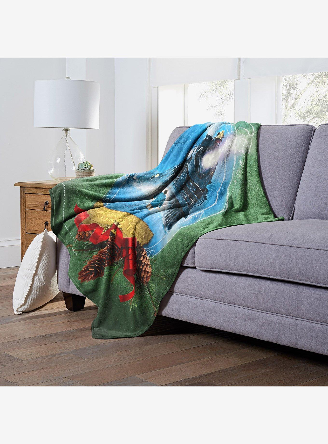 The Polar Express Round Trip Silk Touch Throw Blanket