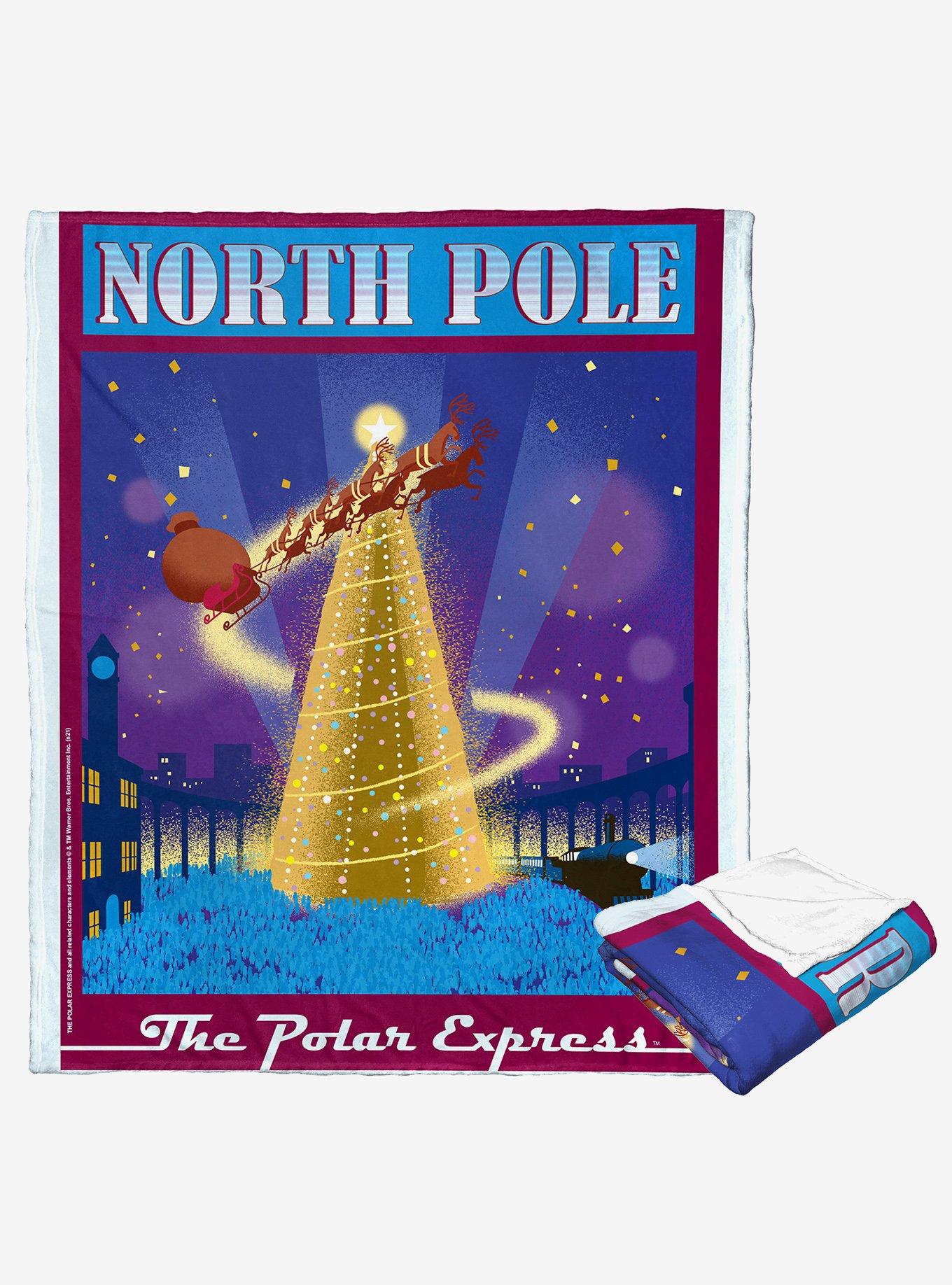 The Polar Express The North Pole Silk Touch Throw Blanket, , alternate