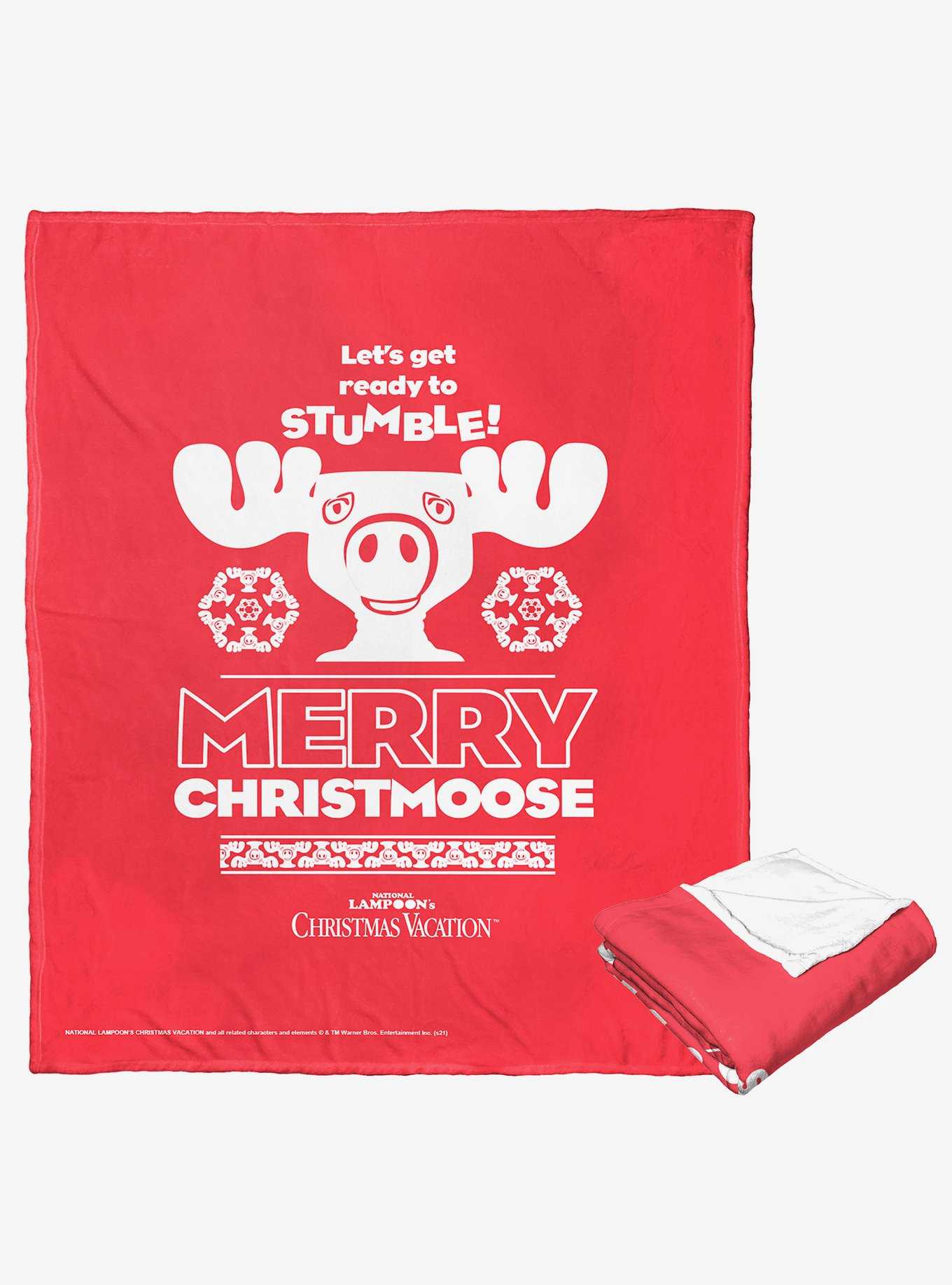 National Lampoon's Christmas Vacation Christmoose Time Silk Touch Throw Blanket, , hi-res