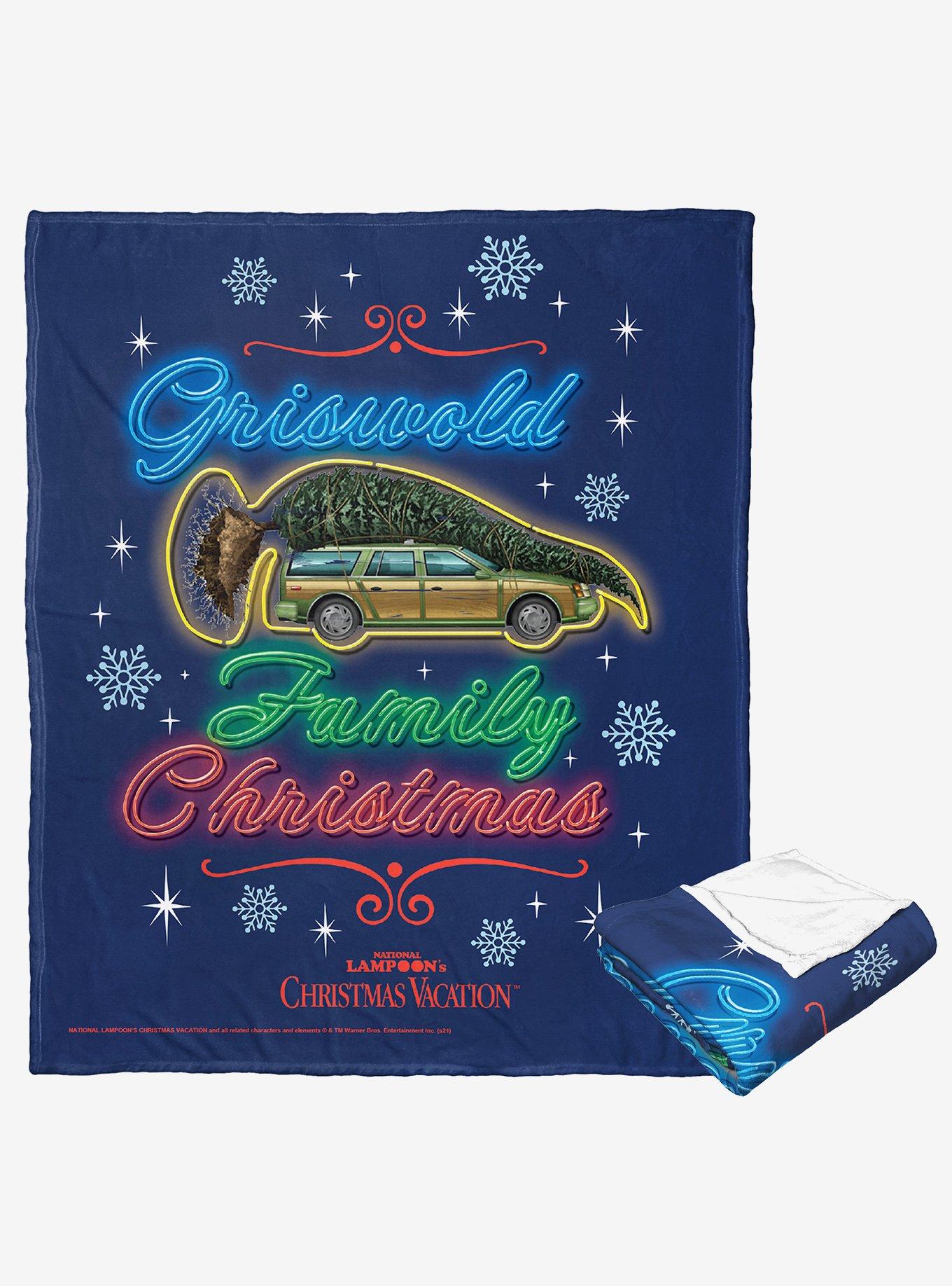 National Lampoon's Christmas Vacation Griswold Family Vacation Neon Silk Touch Throw Blanket, , hi-res