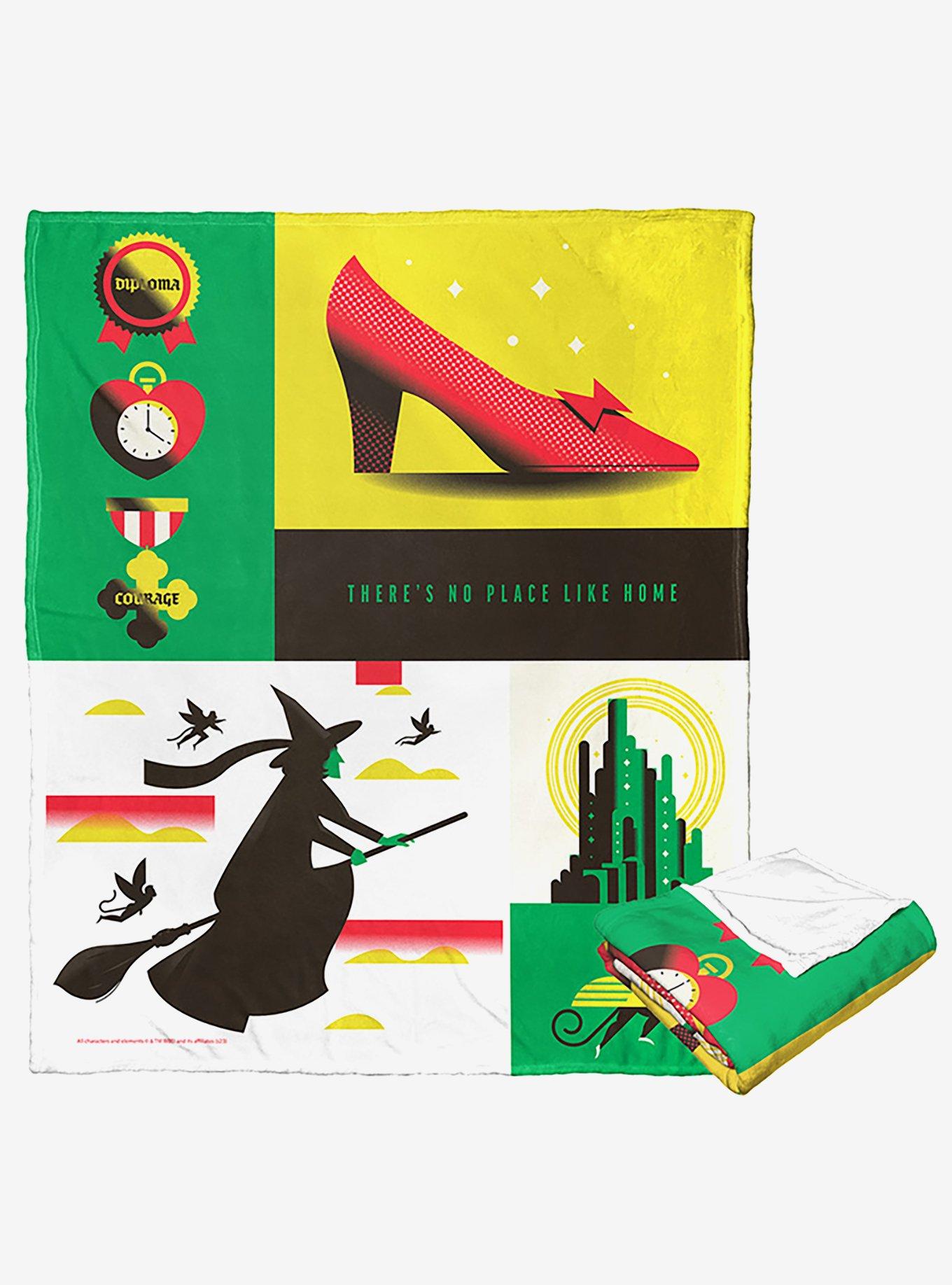 WB 100 The Wizard Of Oz No Place Like Home Silk Touch Throw, , hi-res