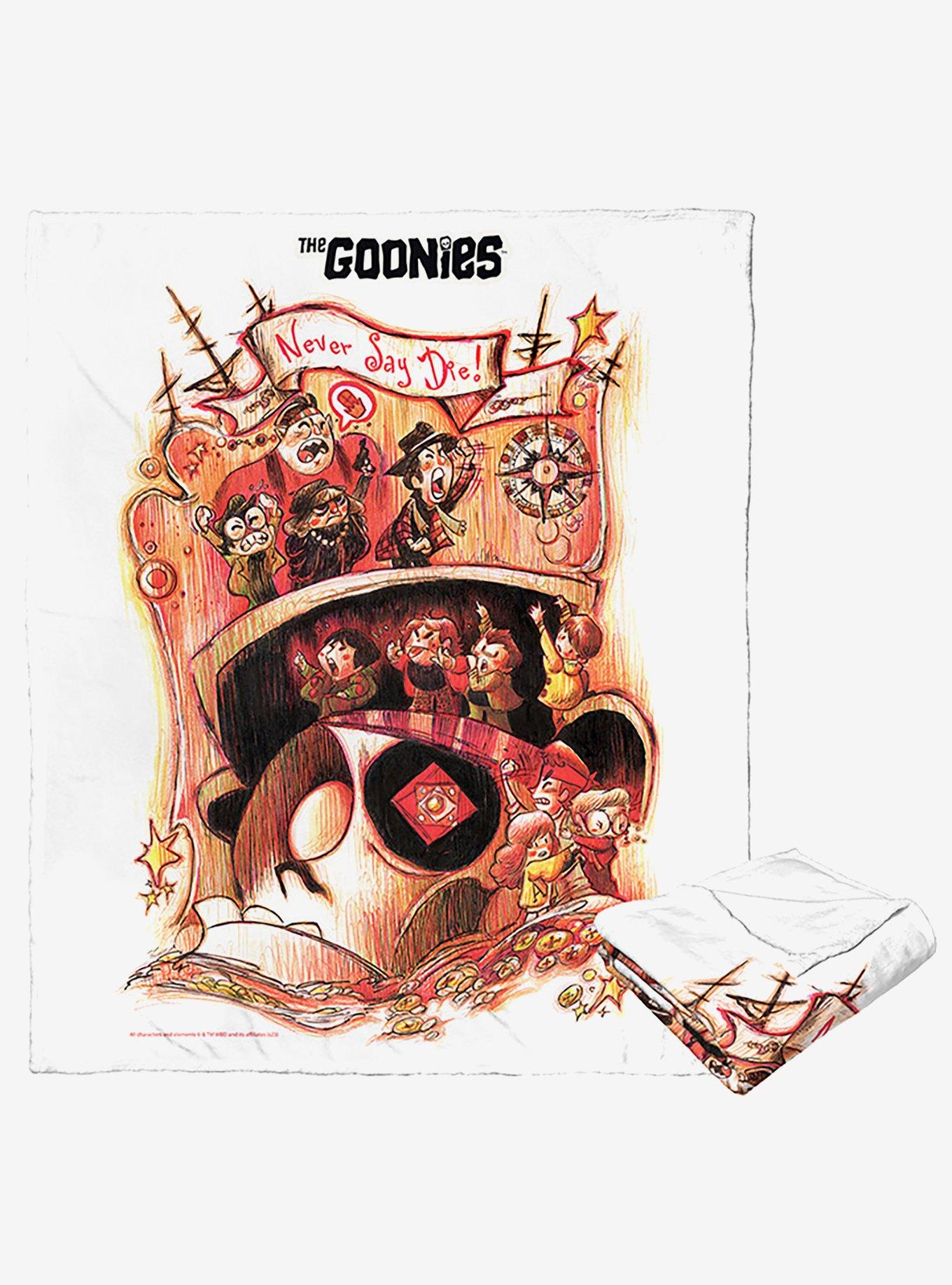 WB 100 The Goonies Illustration Silk Touch Throw, , alternate