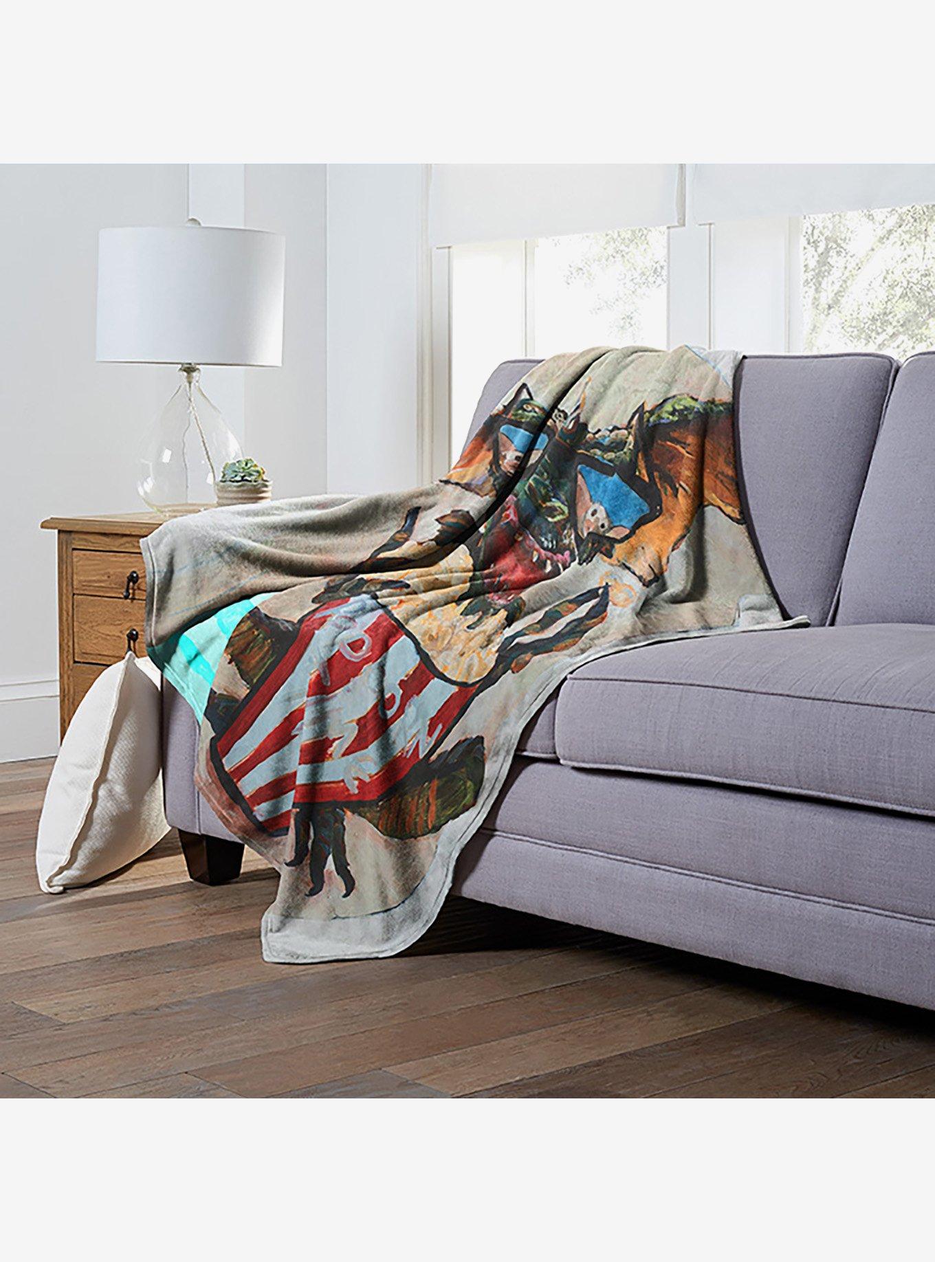 WB 100 The Gremlins Painted Gremlin Silk Touch Throw, , alternate