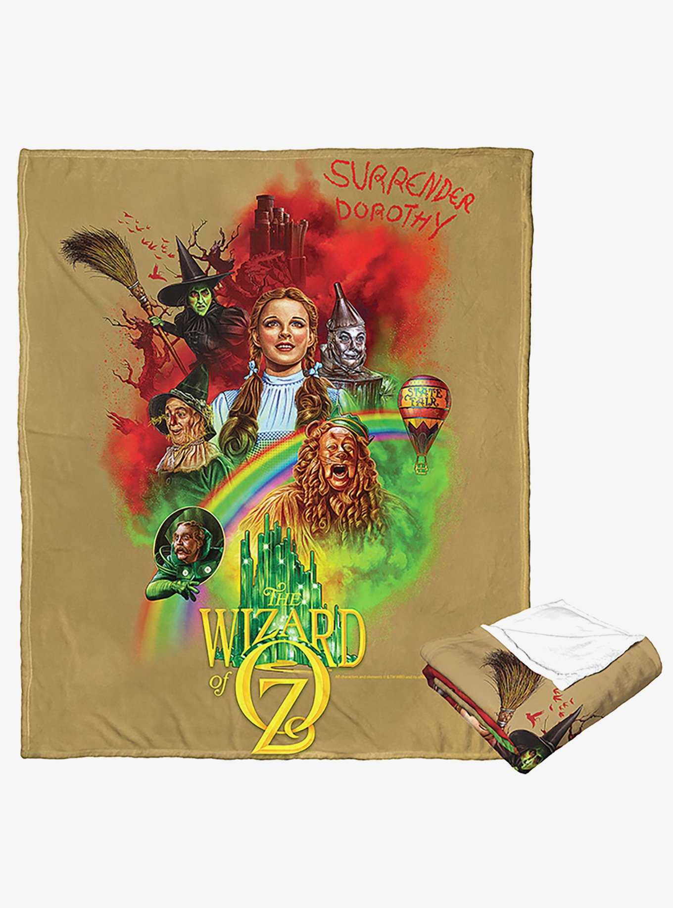 WB 100 The Wizard Of Oz Surrender Dorothy Silk Touch Throw, , hi-res