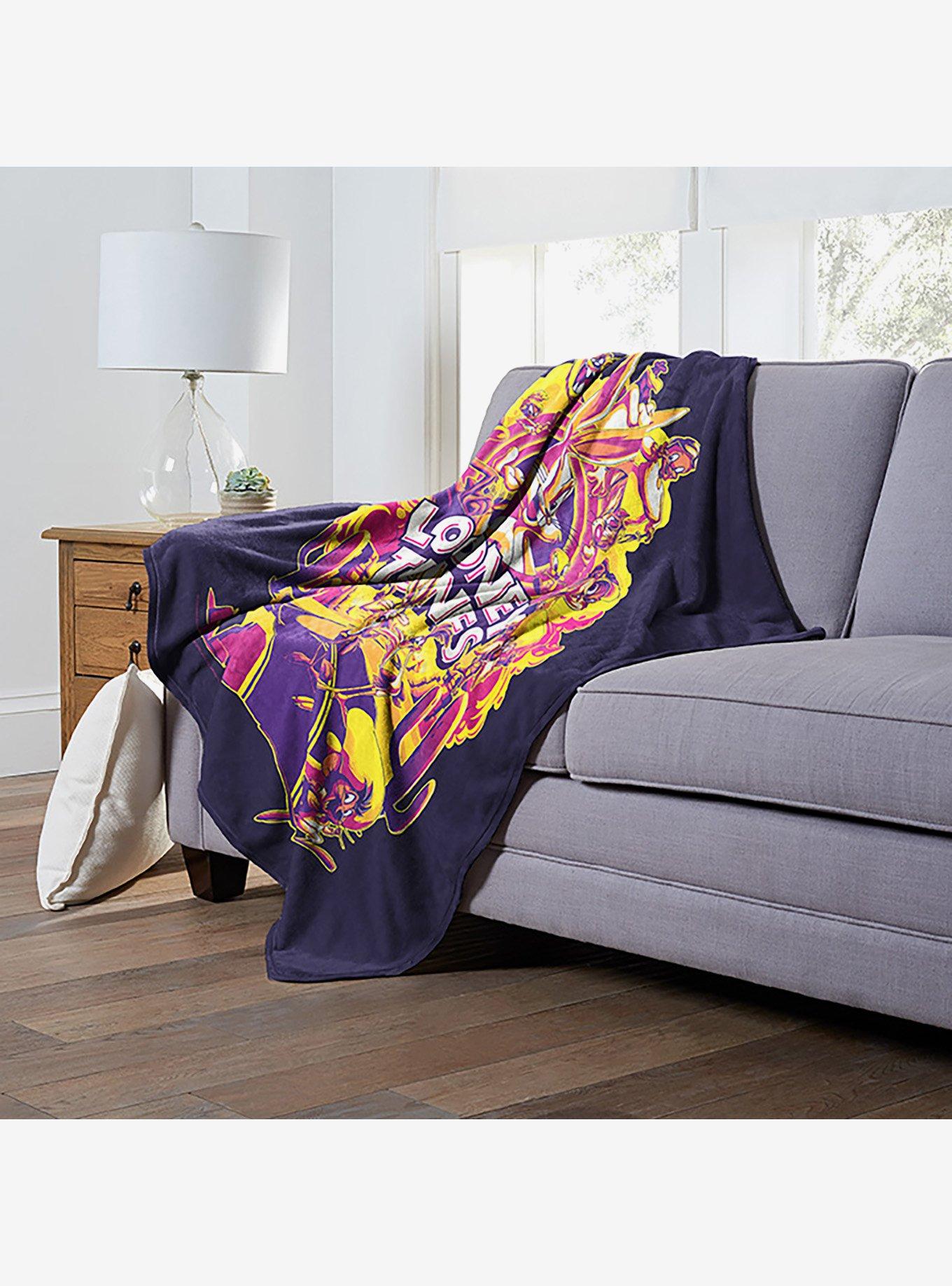 WB 100 Looney Tunes Whats Up Doc Multi Silk Touch Throw, , alternate