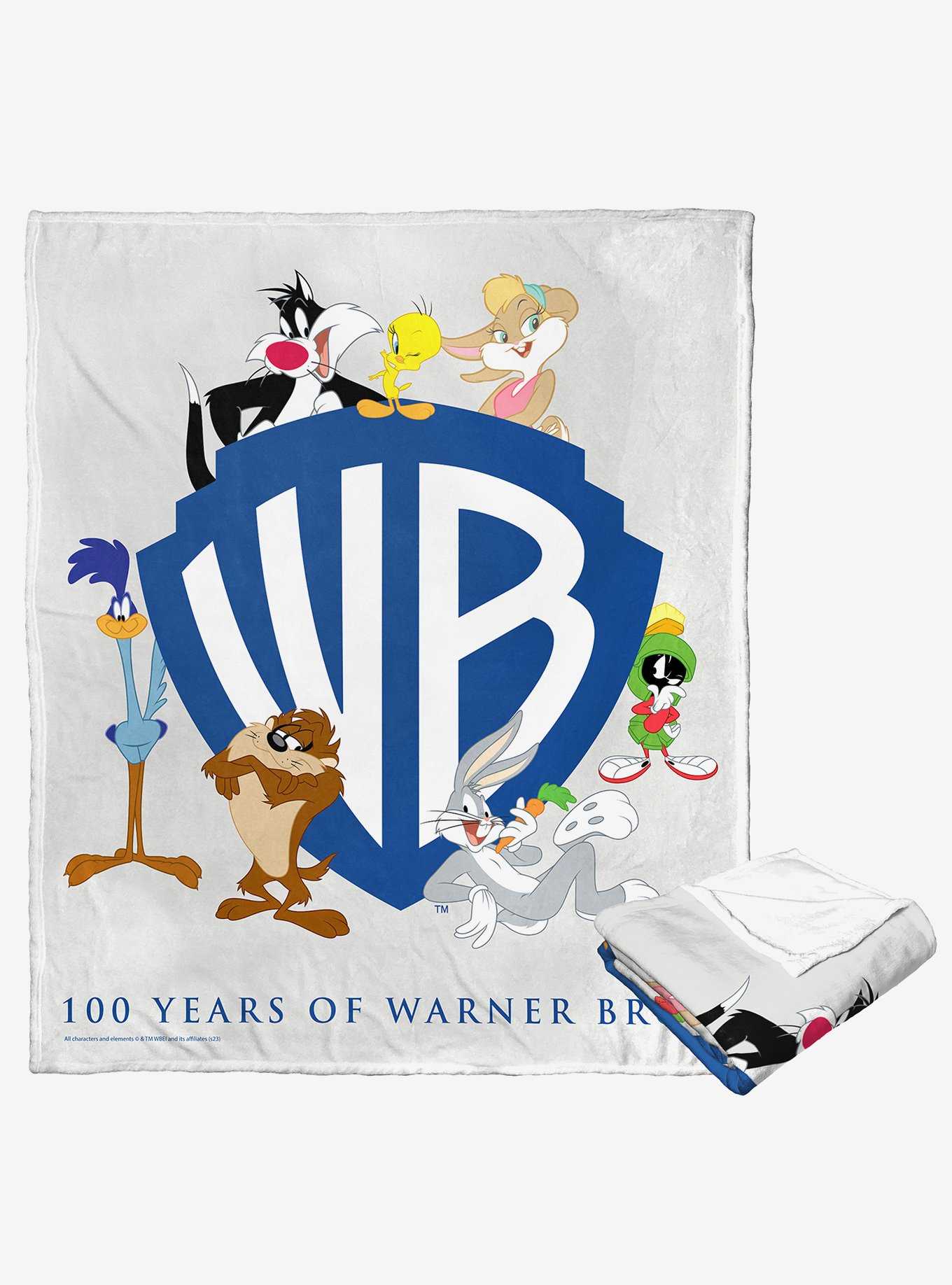 WB 100 Looney Tunes Anniversary Silk Touch Throw, , hi-res