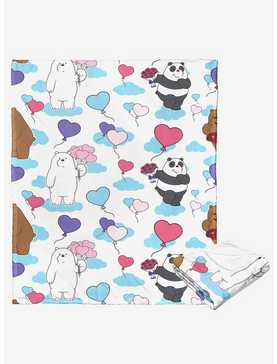 We Bare Bears Bears And Balloons Silk Touch Throw, , hi-res