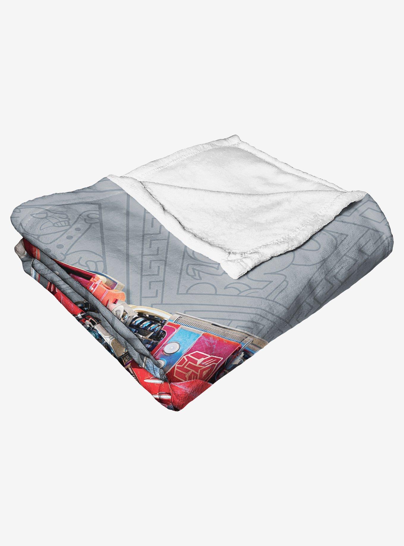 Transformers: Rise Of The Beasts Optimus Prime Silk Touch Throw, , alternate