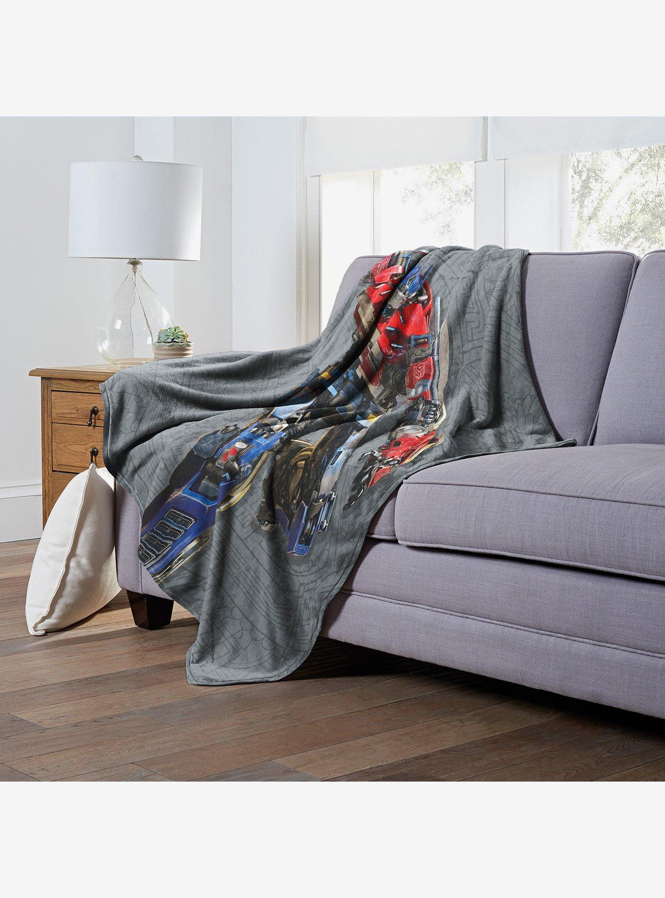 Transformers: Rise Of The Beasts Optimus Prime Silk Touch Throw, , alternate