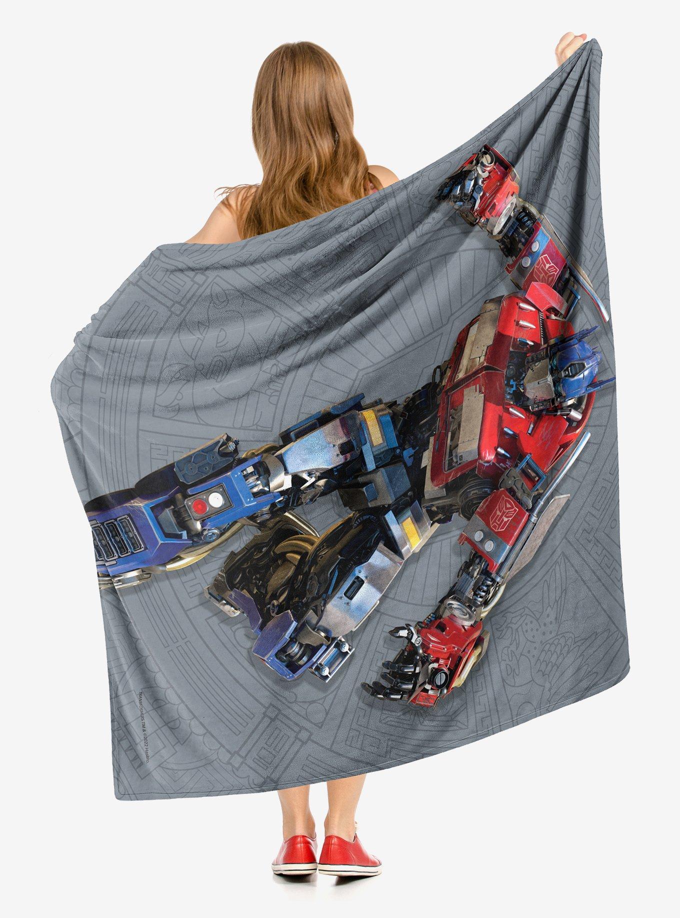 Transformers: Rise Of The Beasts Optimus Prime Silk Touch Throw, , alternate