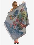 Trolls Holiday Time Woven Tapestry, , alternate