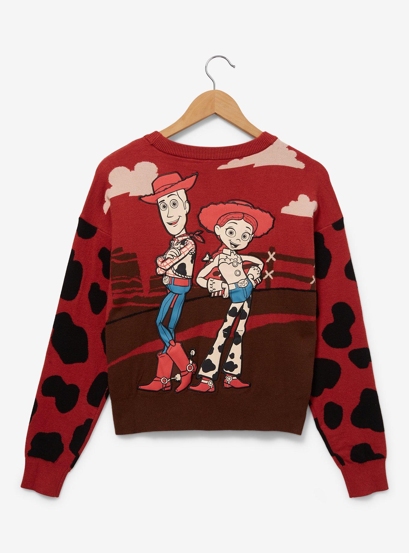 Her Universe Disney Pixar Toy Story Woody & Jessie Western Scene Women's Cardigan - BoxLunch Exclusive, MULTI, alternate