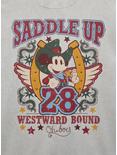 Disney Mickey Mouse Western Women's Zippered Hoodie - BoxLunch Exclusive, BEIGE, alternate