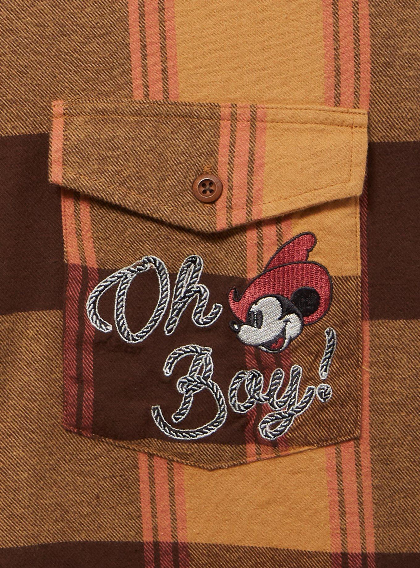 Her Universe Disney Mickey and Friends Western Flannel - BoxLunch Exclusive, STRIPE - MULTI, alternate