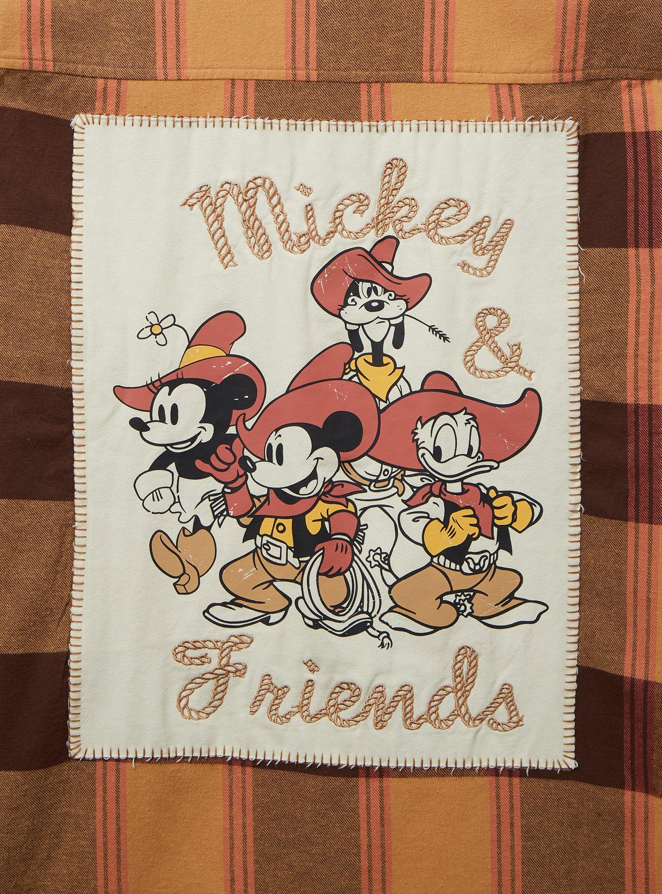 Her Universe Disney Mickey and Friends Western Flannel - BoxLunch Exclusive, STRIPE - MULTI, alternate