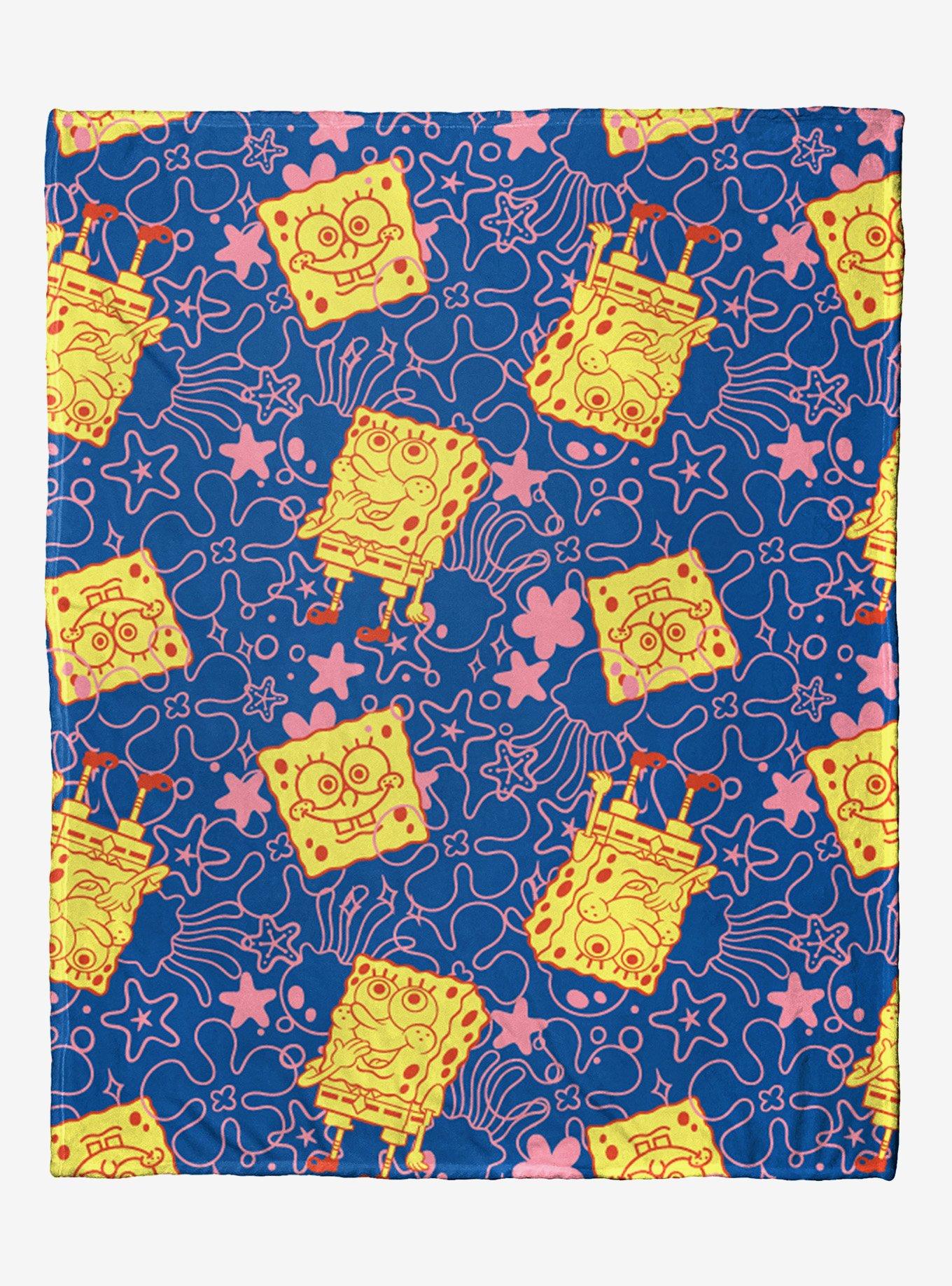 SpongeBob SquarePants Character Hugger Pillow And Silk Touch Throw Set, , alternate