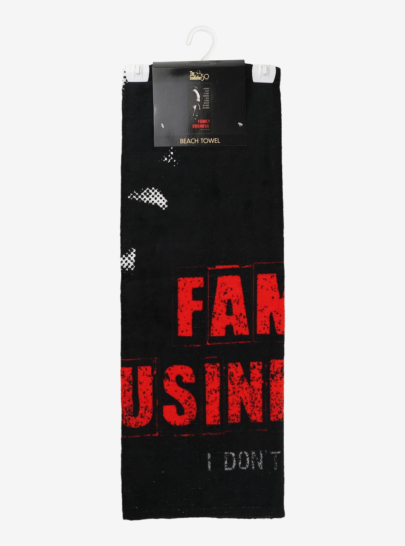 The Godfather Family Business Beach Towel, , alternate