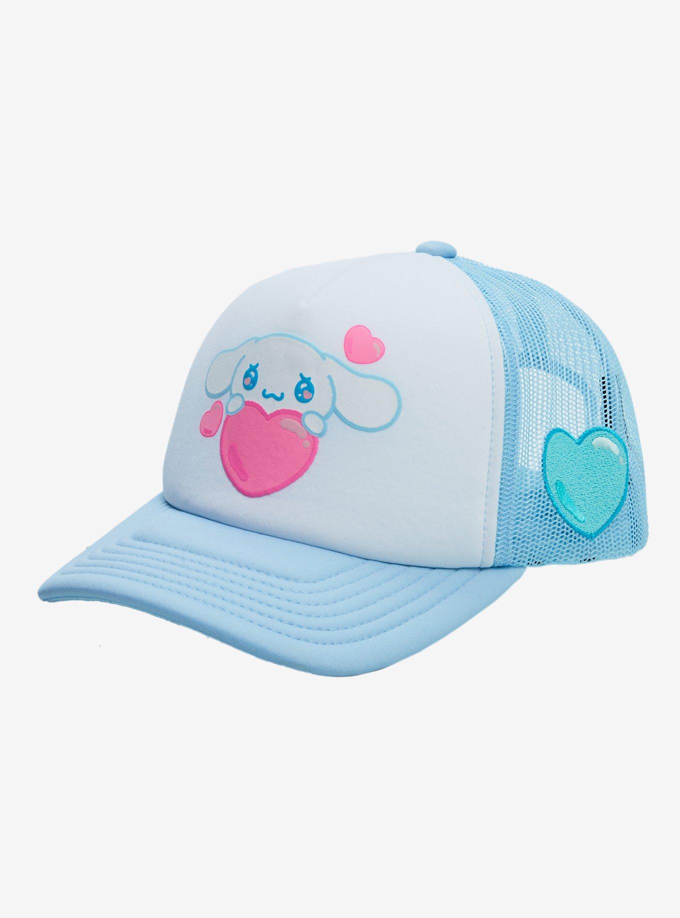 Sanrio Cinnamoroll Emo Kyun Trucker Cap &mdash; BoxLunch Exclusive, , alternate