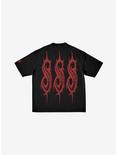 Slipknot Goat Star Boyfriend Fit Girls T-Shirt, BLACK, alternate