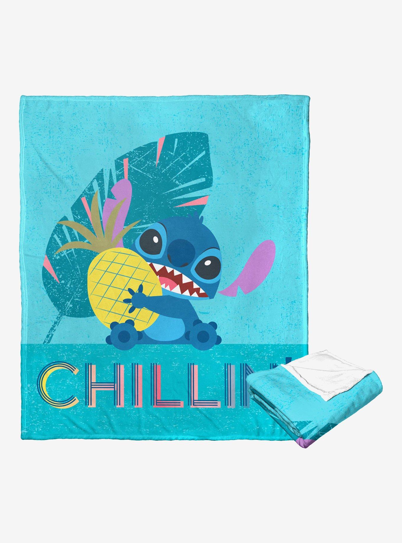 Disney Lilo And Stitch Stripey Stitch Silk Touch Throw Blanket, , alternate