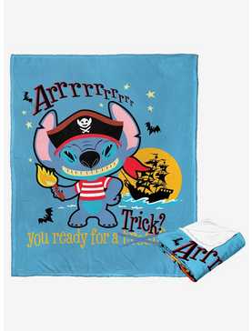 Disney Lilo And Stitch Pirate Stitch Silk Touch Throw Blanket, , hi-res