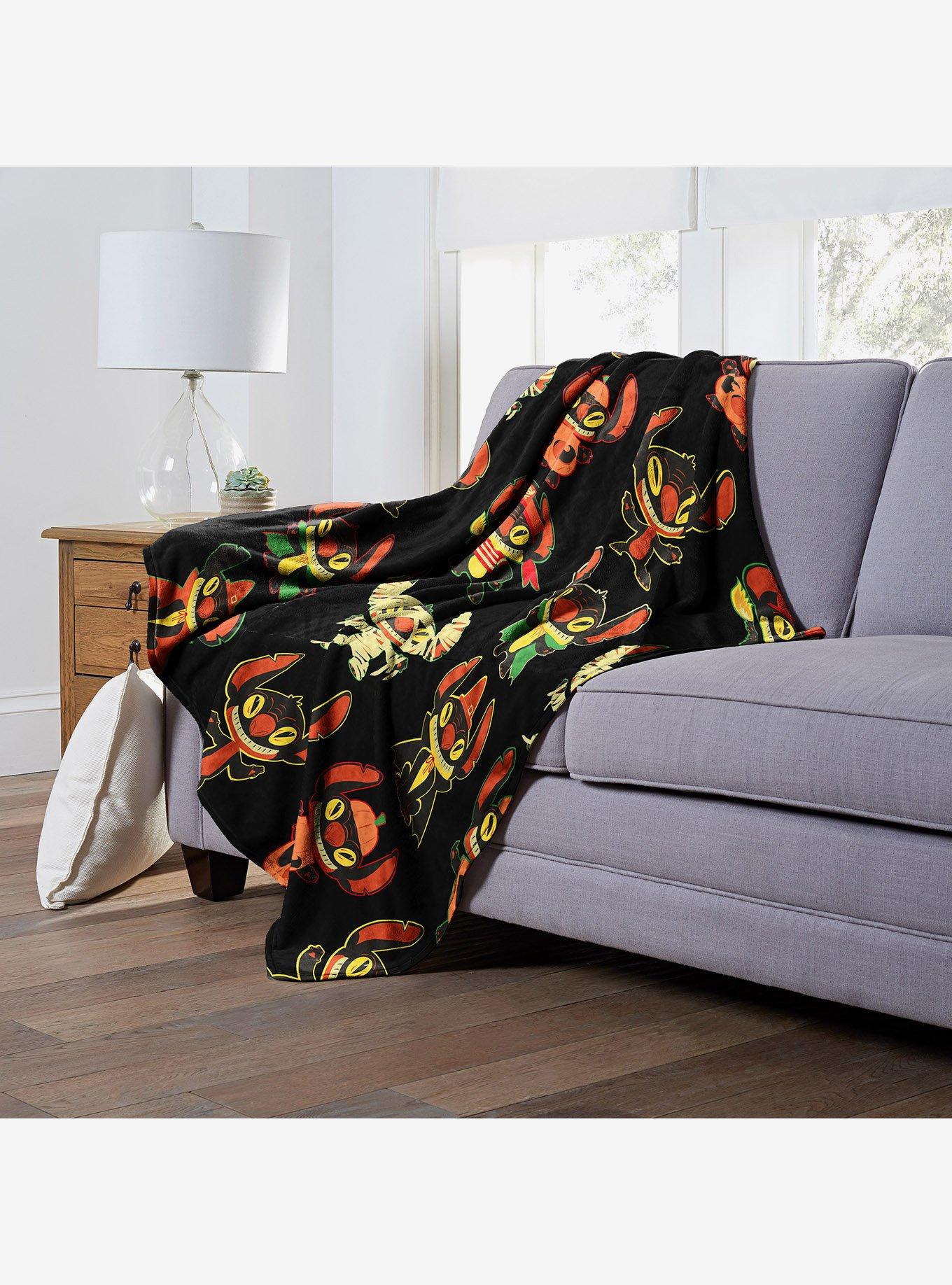 Disney Lilo And Stitch Stitch Costumes Silk Touch Throw Blanket, , alternate