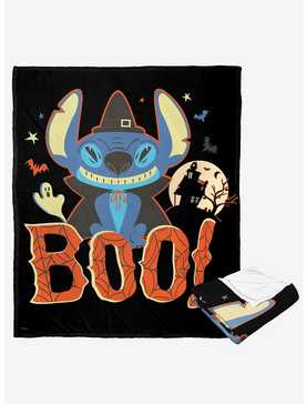 Disney Lilo And Stitch Witch Stitch Boo Silk Touch Throw Blanket, , hi-res