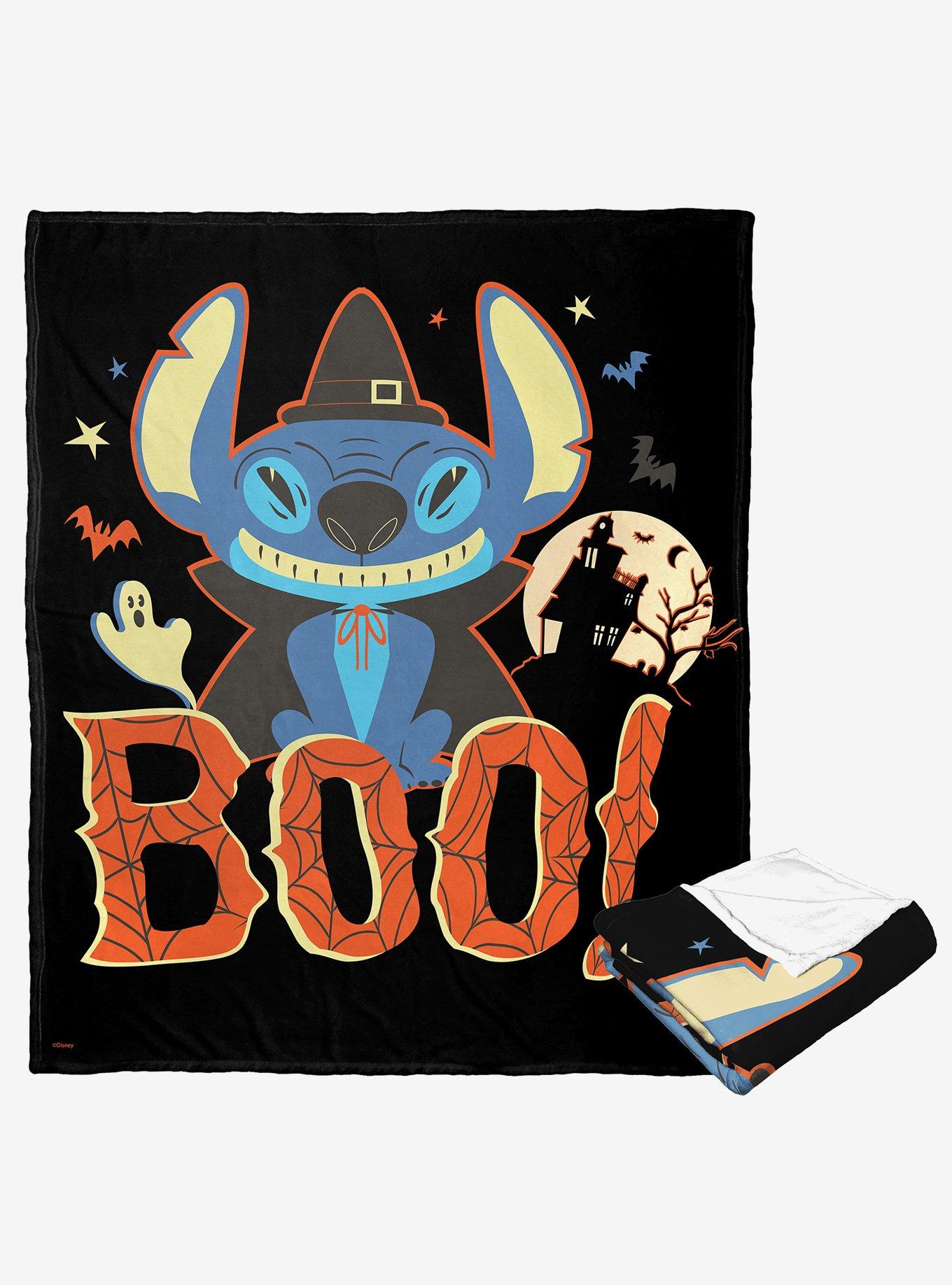 Disney Lilo And Stitch Witch Stitch Boo Silk Touch Throw Blanket, , hi-res