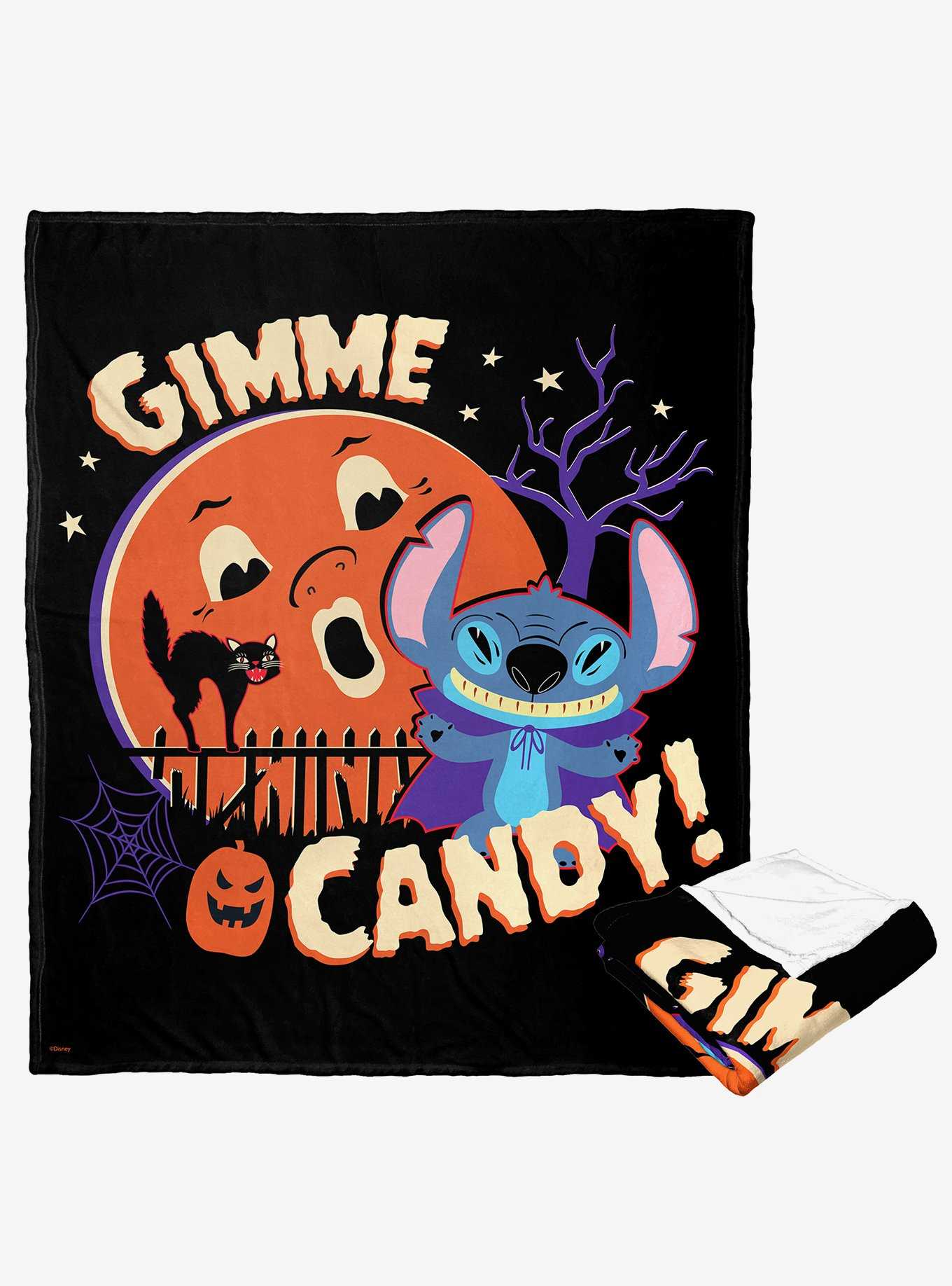 Disney Lilo And Stitch Gimme Candy Silk Touch Throw Blanket, , hi-res