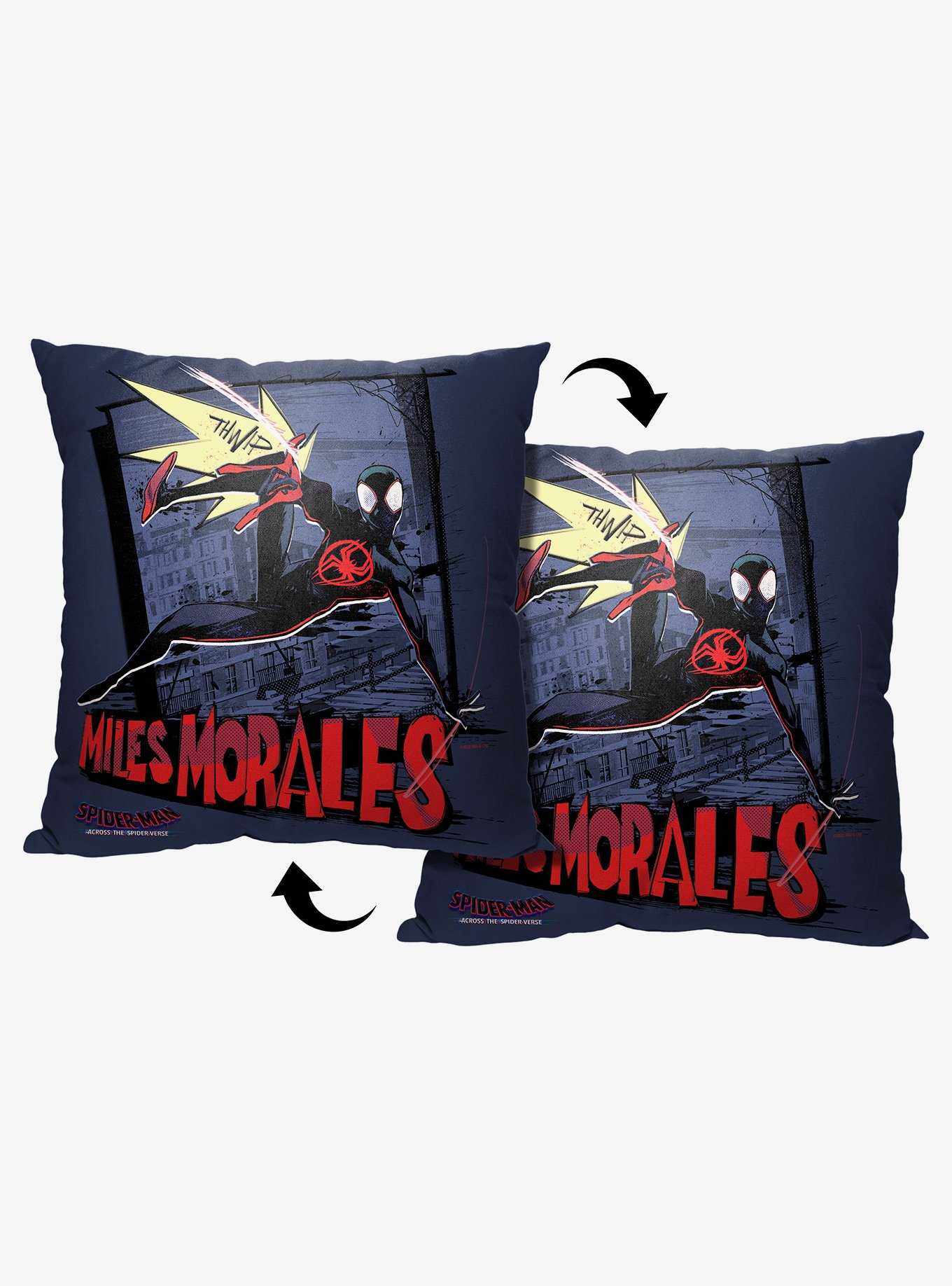 Marvel Spider-Man Across The Spiderverse Thwip Printed Throw Pillow, , hi-res